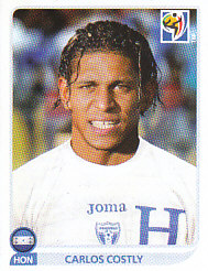 Carlo Costly Honduras samolepka Panini World Cup 2010 #618